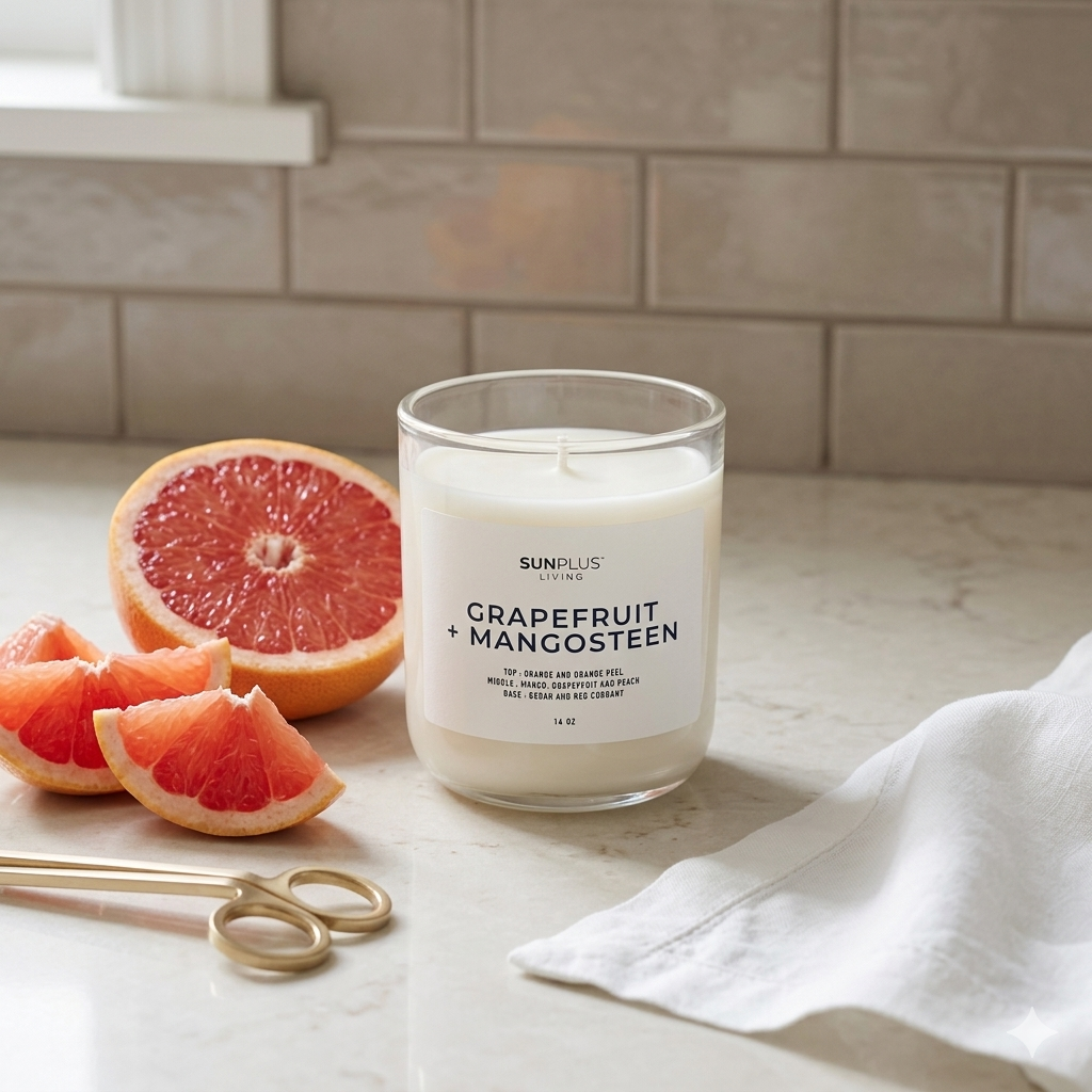 Grapefruit + Mangosteen Aromatique Candle